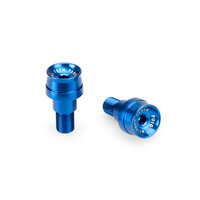 Puig Speed Bar Ends To Suit Various Yamaha Models (Blue)