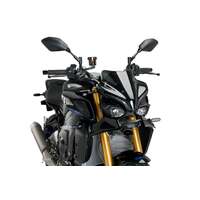 Puig Downforce Naked Frontal Spoilers To Suit Yamaha MT-10 (2022 - Onwards) - Black