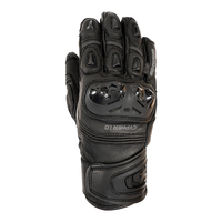 Oxford Cypher 1.0 Short Leather Men's Glove - Stealth Black (2XL)