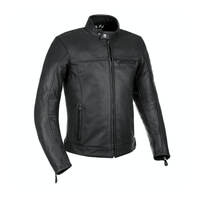 Oxford Walton Leather Jacket - Black (3XL)