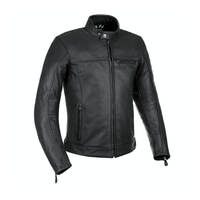 Oxford Walton Leather Jacket - Black (S)