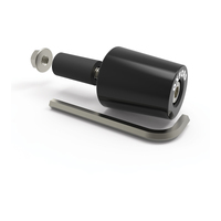 Oxford Handlebar End Weights - Black Anodised 67g (Pair)