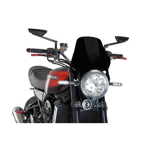 Puig Naked Screen To Suit Kawasaki Z900RS/SE (2018 - Onwards) - Black