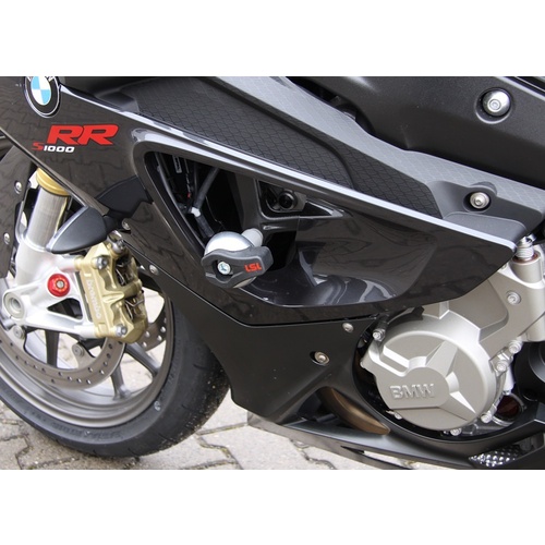 LSL Crash Pad Mounting Kit To Suit BMW S 1000 RR 2009 - 2014 (Colour: Black)