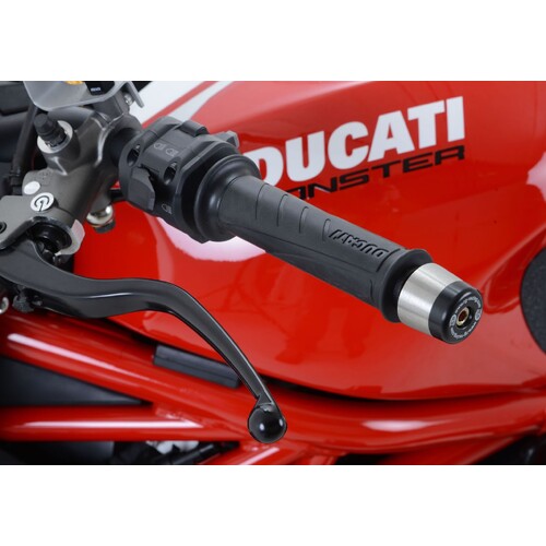 R&G Racing Bar End Sliders To Suit the Ducati DesertX '22-, Ducati Monster 1200R '16-, Monster 1200S '17-, Supersport (S) '17-'20, Supersport 950 '21-