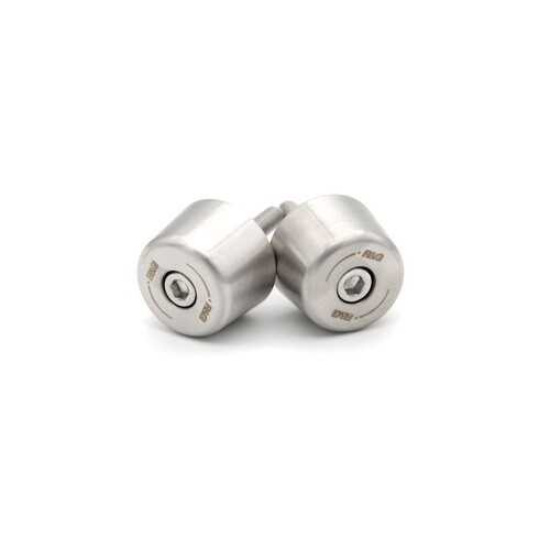 R&G Racing R&G Stainless Steel Bar Ends To Suit Husqvarna Vitpilen/Svartpilen 401 ’20- '23, Svartpilen '21- & KTM 390 Adventure '20-