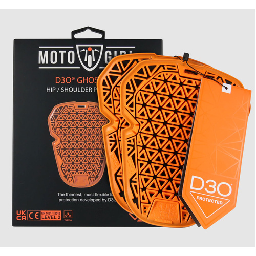 MotoGirl D3O Ghost L2 - Hip/Shoulder Protector (Pair)