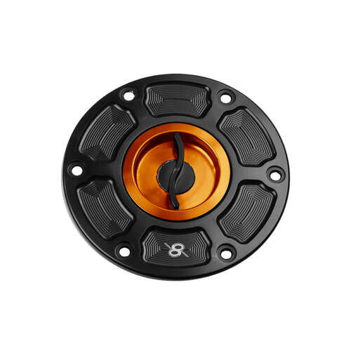 Bonamici Racing Aluminium Fuel Tank Cap To Suit KTM 1290 Superduke (2013 - 2023) - Orange