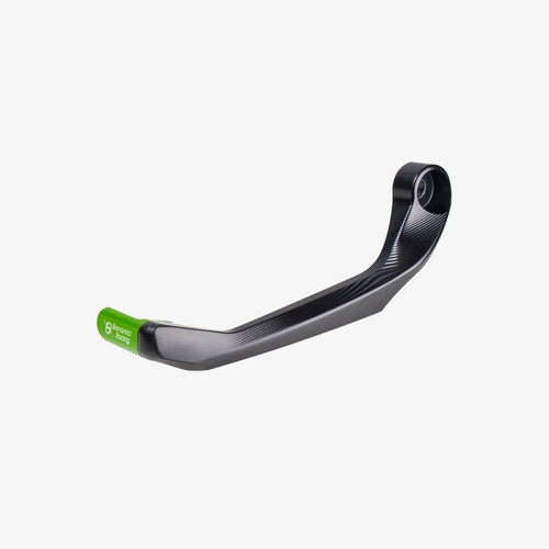 Bonamici Racing Aluminum lever protection LH side - GREEN (without adaptor)