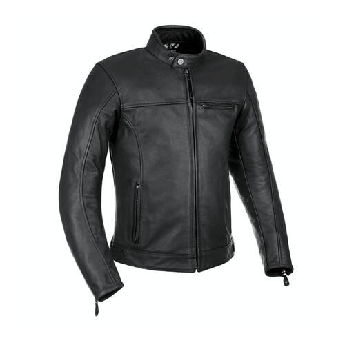 Oxford Walton Leather Jacket - Black (XL)