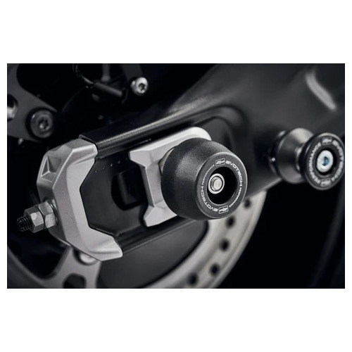 Evotech Performance Rear Spindle Bobbins To Suit Triumph Daytona 660 (2024 - Onwards)