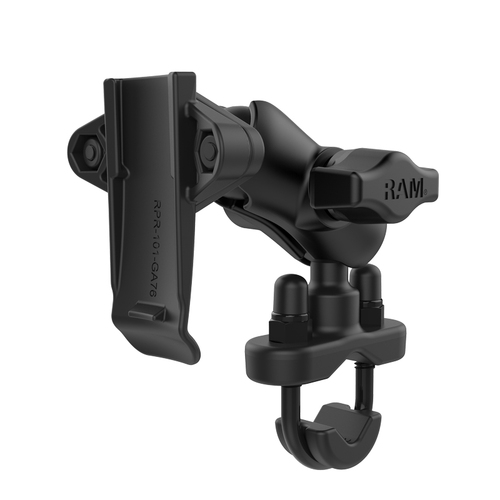 RAM-B-149Z-A-GA76U :: RAM Spine Clip Garmin Mount With Handlebar U-Bolt Base