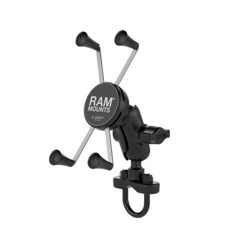 RAM-B-149Z-A-UN10U :: RAM X-Grip Large Phone Mount With Handlebar U-Bolt Base - Short