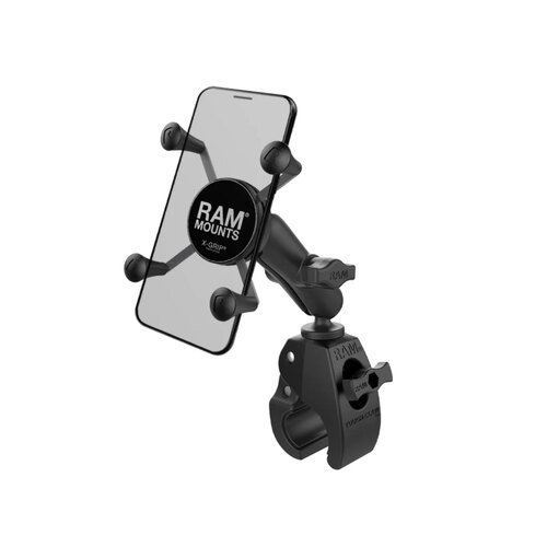 RAM-B-400-HOL-UN7BU :: RAM X-Grip Phone Mount With RAM Tough-Claw Small Clamp Base - Medium