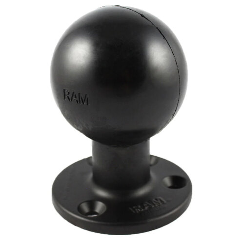 RAM-E-202U :: RAM Large Round Plate With Ball - E Size