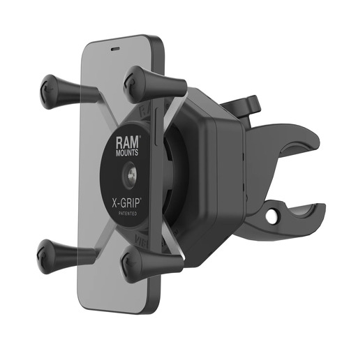 RAM-HOL-UN7-462-400 :: RAM X-Grip Phone Mount With Vibe-Safe And Small Tough-Claw