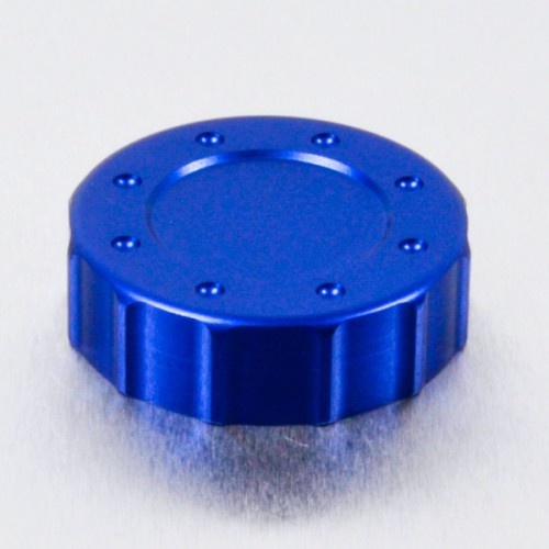 Pro-Bolt Aluminium Round Clutch Reservoir Cap (Colour: Blue)